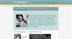 Desktop Screenshot of benotafraid.net
