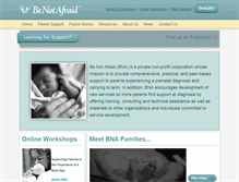 Tablet Screenshot of benotafraid.net